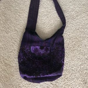 Purple cross body Mexican purse. Bought in Mexico